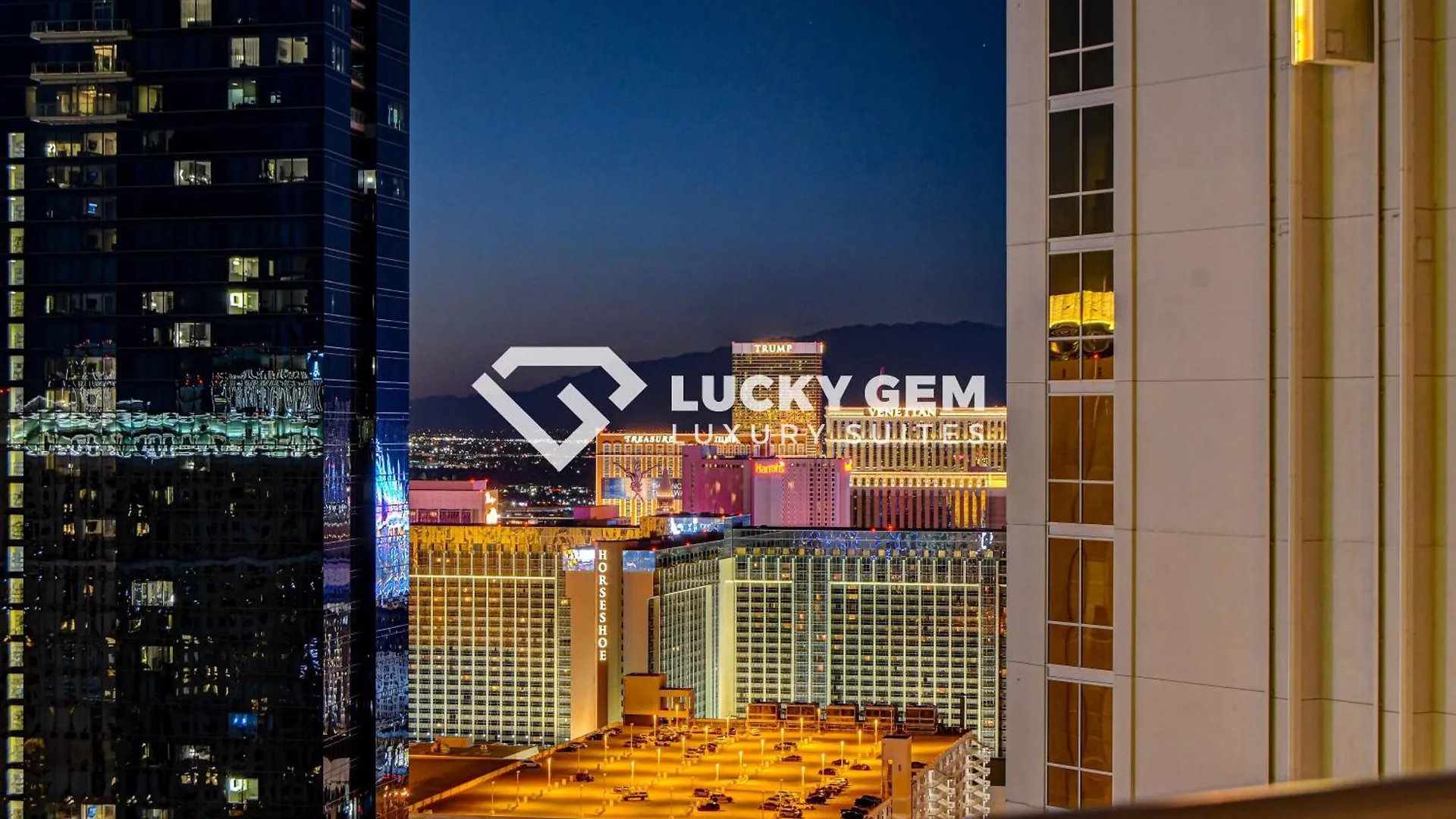 Lucky Gem Penthouse & Luxury Suites At Signature Resort, Balcony Strip View 3505 لاس فيغاس فندق
