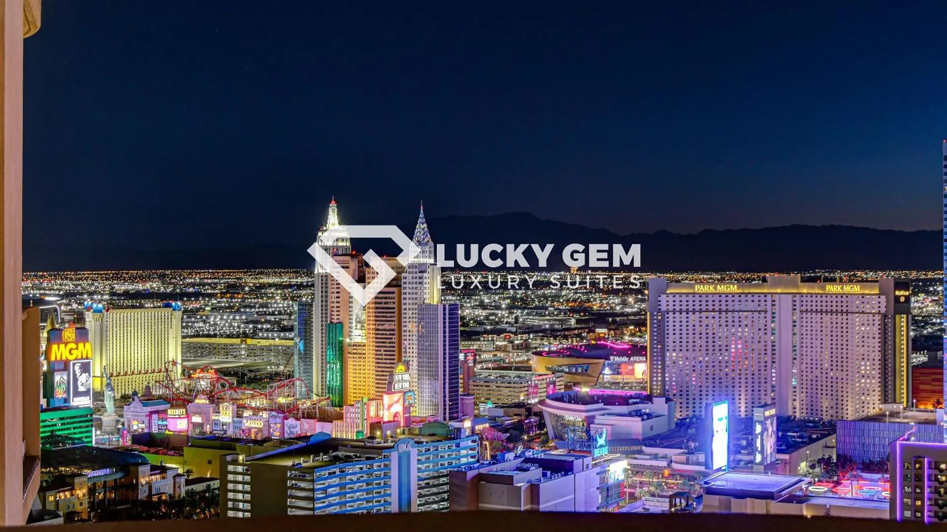 Lucky Gem Penthouse & Luxury Suites At Signature Resort, Balcony Strip View 3505 لاس فيغاس فندق