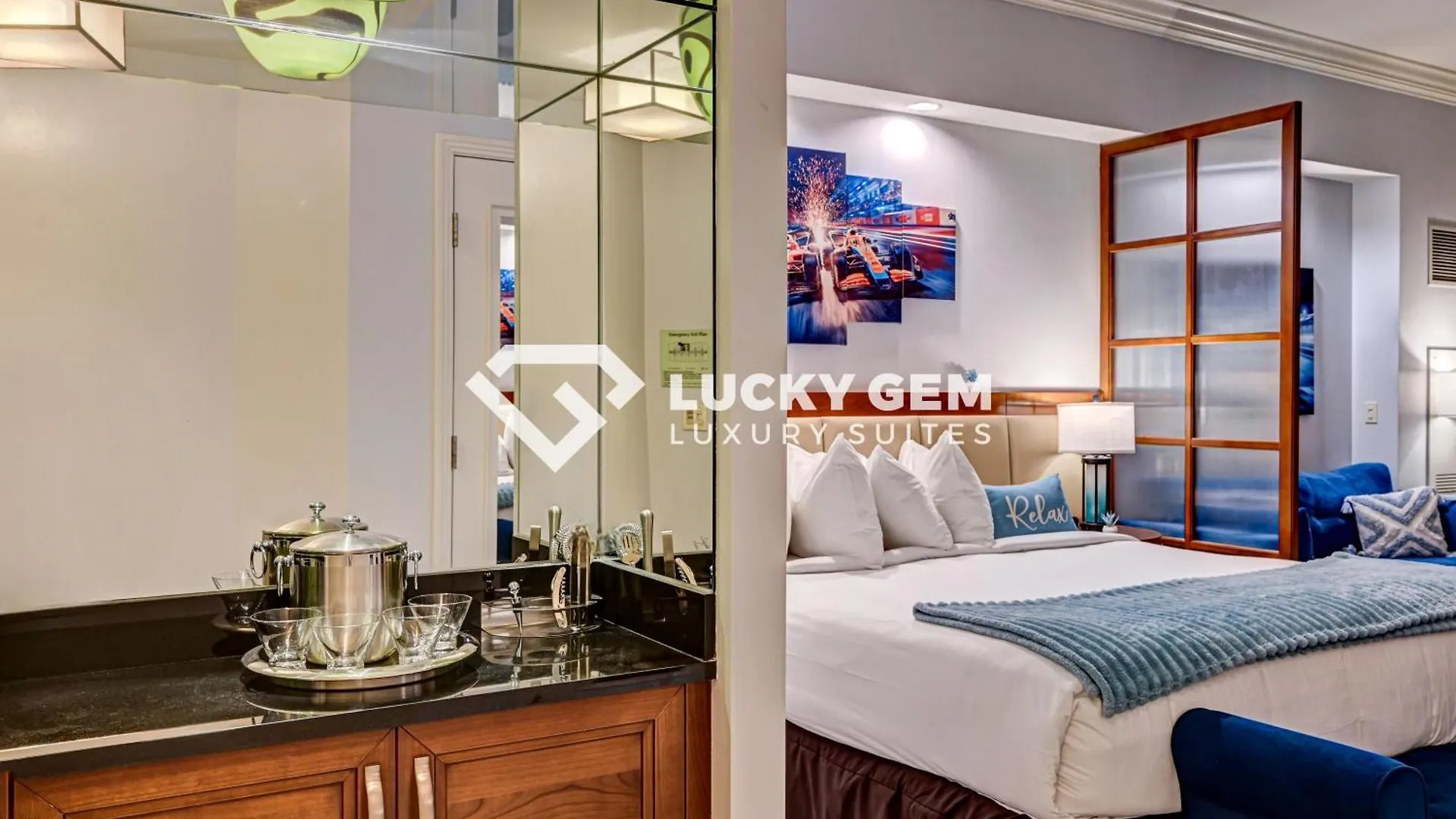 فندق Lucky Gem Penthouse & Luxury Suites At Signature Resort, Balcony Strip View 3505 لاس فيغاس