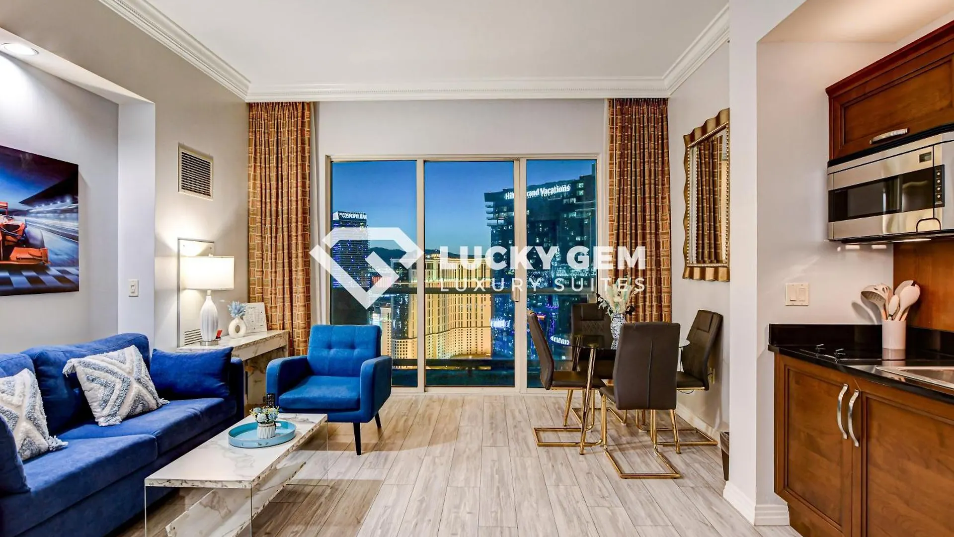 Lucky Gem Penthouse & Luxury Suites At Signature Resort, Balcony Strip View 3505 Las Vegas Hotel