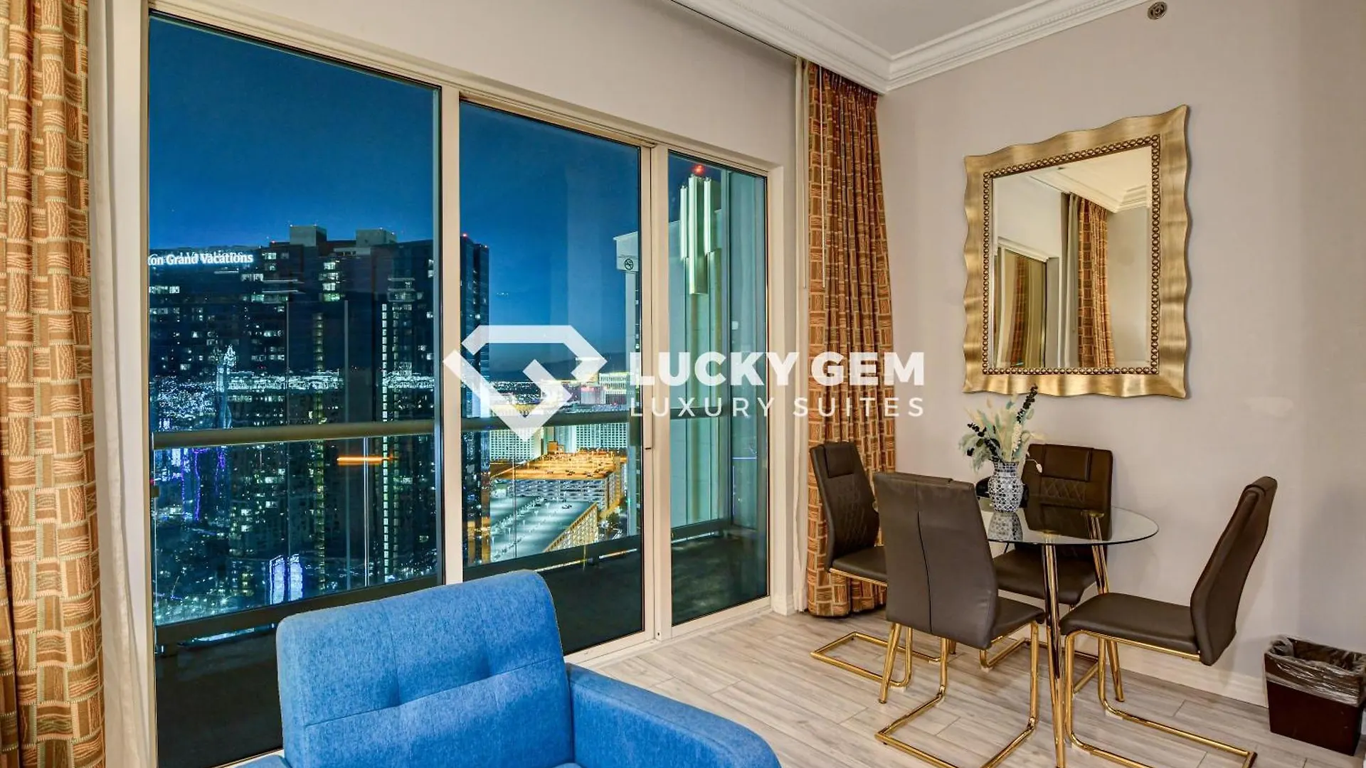 ***** Hotel Lucky Gem Penthouse & Luxury Suites At Signature Resort, Balcony Strip View 3505 Las Vegas United States