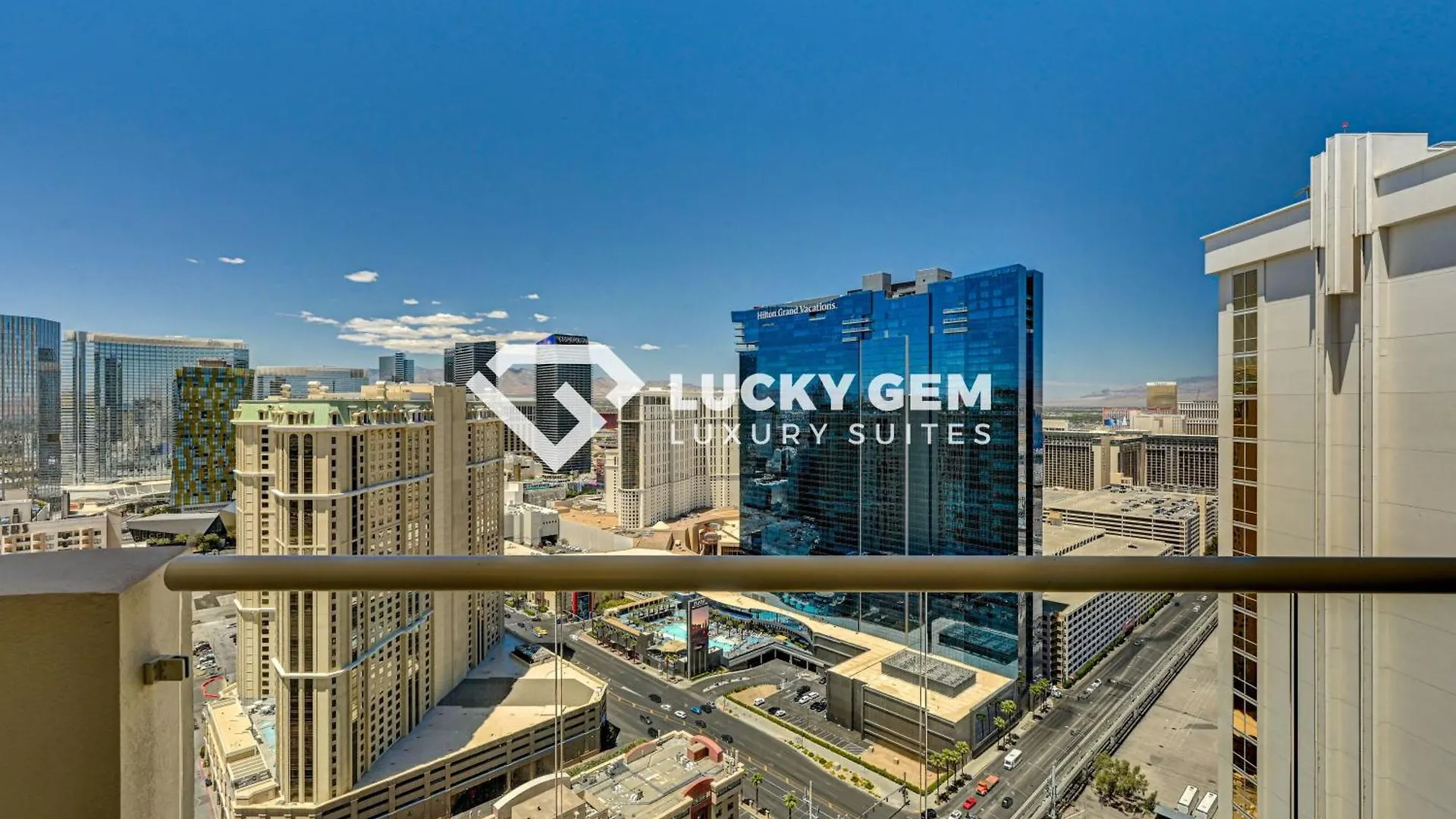 Hotel Lucky Gem Penthouse & Luxury Suites At Signature Resort, Balcony Strip View 3505 Las Vegas