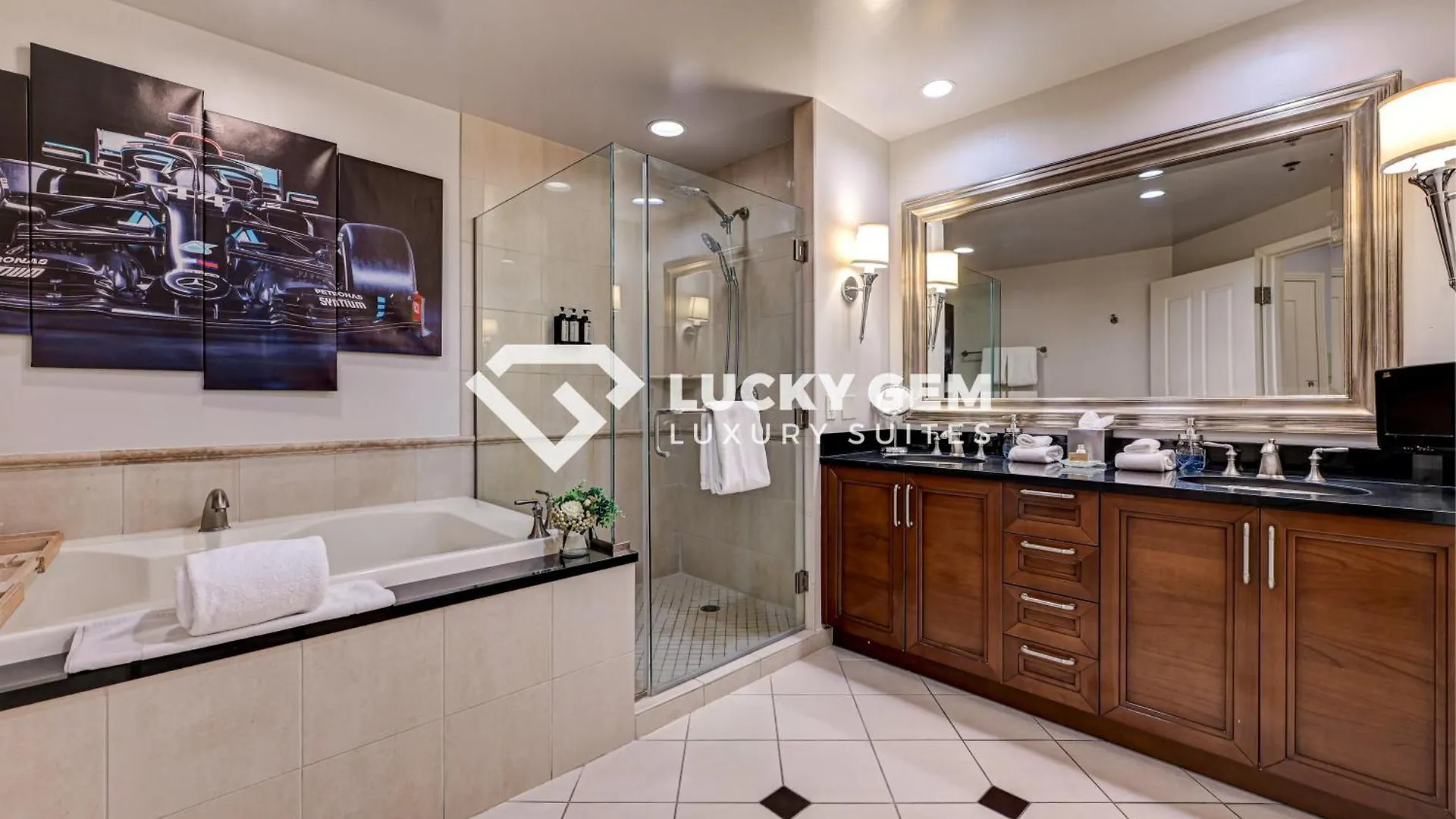 Hotel Lucky Gem Penthouse & Luxury Suites At Signature Resort, Balcony Strip View 3505 Las Vegas