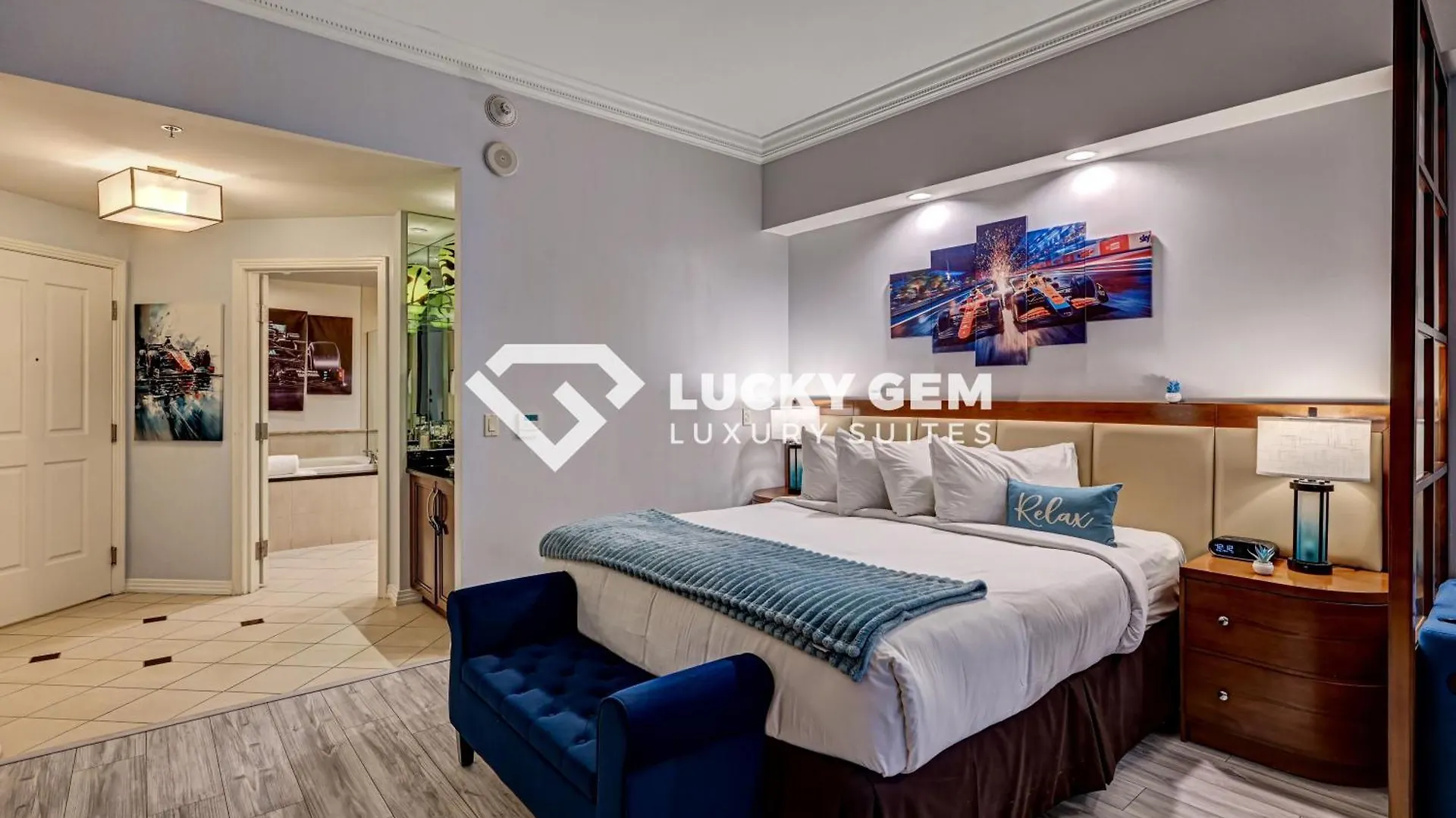 Lucky Gem Penthouse & Luxury Suites At Signature Resort, Balcony Strip View 3505 Las Vegas